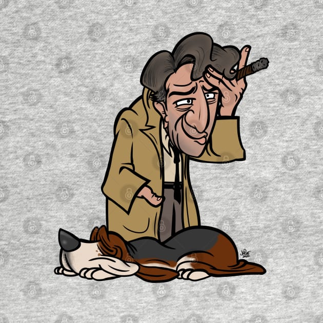 Columbo and his dog by UzzyWorks